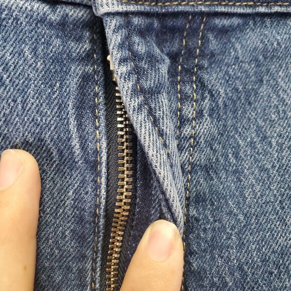 Free Assembly Jeans Womens Size 18 Blue Sustainable Ankle Stretch Denim *Read* - Picture 10 of 12